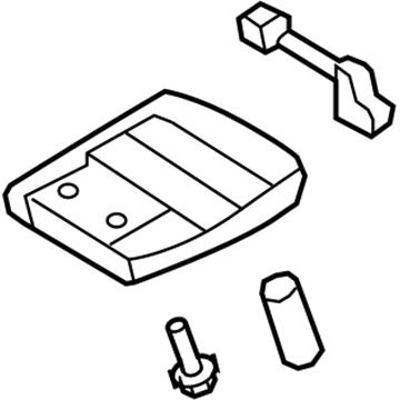 Toyota 63650-0C480-B0 Map Lamp Assembly