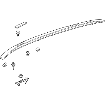 Toyota 62403-0R010-C3 GARNISH Sub-Assembly, Ro