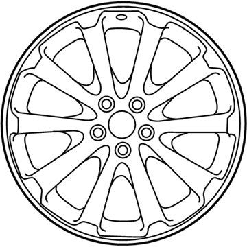 Toyota 42611-0T021 Wheel, Disc