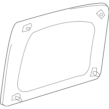 Toyota 68103-35082 Door Glass