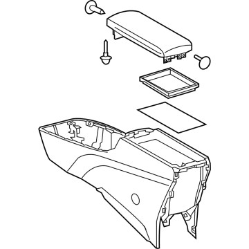 Toyota 58910-47170-C0 Console Base