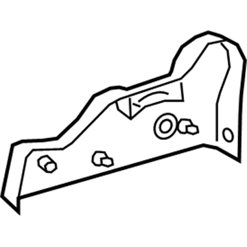 Toyota 71833-08020-E0 Cover, Rear Seat RECLINING