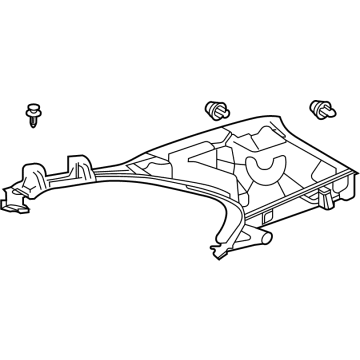 Toyota 62470-0E200-B0 Upper Quarter Trim