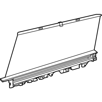 Toyota 65907-0E040-C1 Curtain Sub-Assembly, Rr