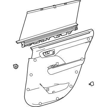 Toyota 67630-0E801-C4 Panel Assembly, Rr Door