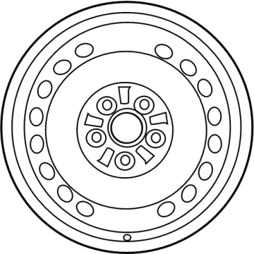 Toyota 42611-06C40 Wheel, Spare