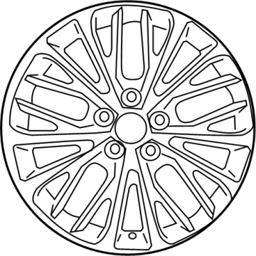 Toyota 42611-06J00 Wheel, Alloy