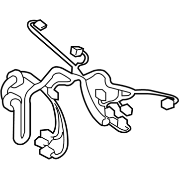 Toyota 82152-52B40 Wire, Front Door, LH