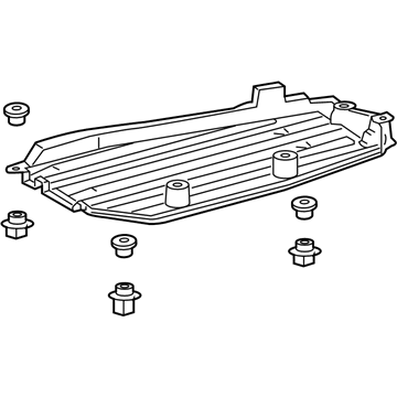 Toyota 58398-06020 Under Cover