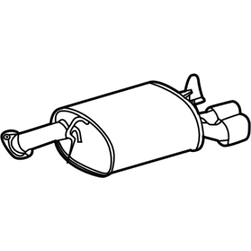 Toyota 17440-F0161 Muffler