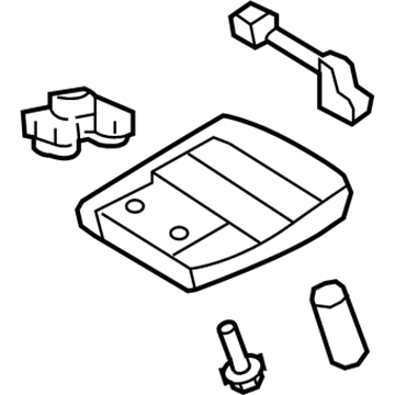 Toyota 63650-0C490-B0 Map Lamp Assembly