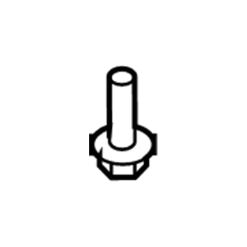 Toyota 90159-60498 Wheel Opening Molding Screw