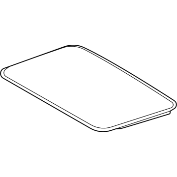 Toyota 63201-0E140 Glass Sub-Assembly, SLID