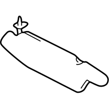 Toyota 74310-60A10-A0 Sunvisor