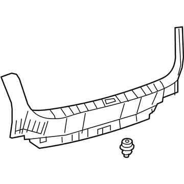 Toyota 58387-07010 Plate, Rear Floor Finish