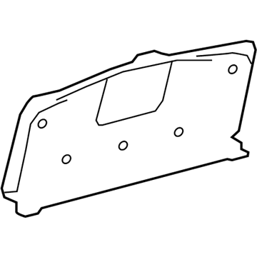 Toyota 64717-07011-C0 Partition Panel