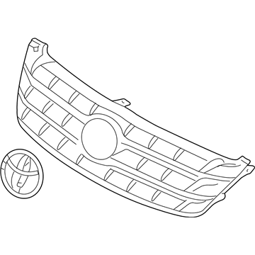 Toyota 53101-07050 Radiator Grille Sub-Assembly