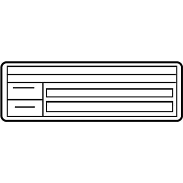 Toyota 47287-20010 Label, Brake Fluid Information