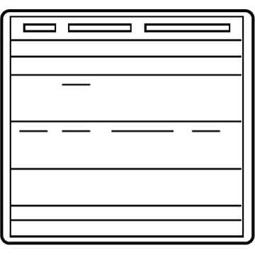 Toyota 42661-17260 Info Label