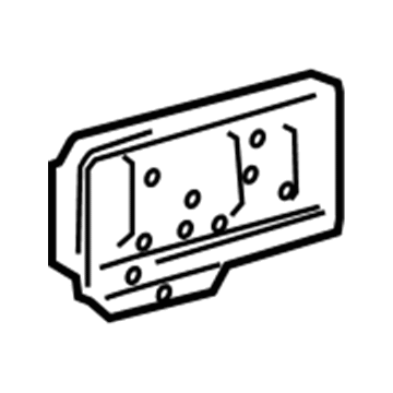 Toyota 57108-33032 Extension, Front Side Member, LH