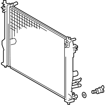 Toyota Camry Radiator - 16400-F0021