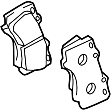 Toyota 04465-04090 Brake Pads