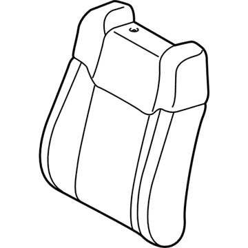 Toyota 71074-0C770-C2 Front Seat Back Cover, Left(For Separate Type)