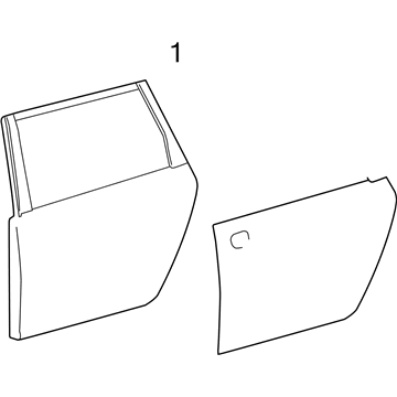 Toyota 67003-08131 Panel Sub-Assembly, SLID