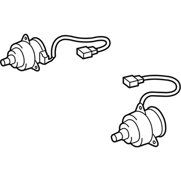 Toyota 16363-75020 Fan Motor