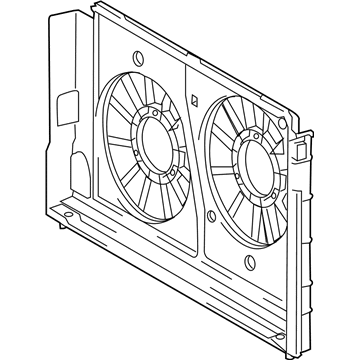 Toyota Prius Fan Shroud - 16711-37040