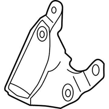 Toyota 12311-0P090 Bracket, Engine Mounting, Front(For Transverse Engine)