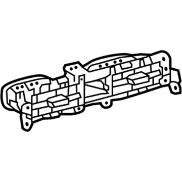 Toyota 55670-02490 Register Assembly, Instrument