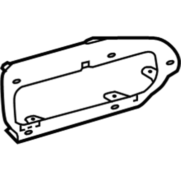 Toyota 55468-02050 RETAINER, Instrument Panel