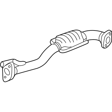 Toyota 17460-74160 Catalytic Converter Assembly With Pipe