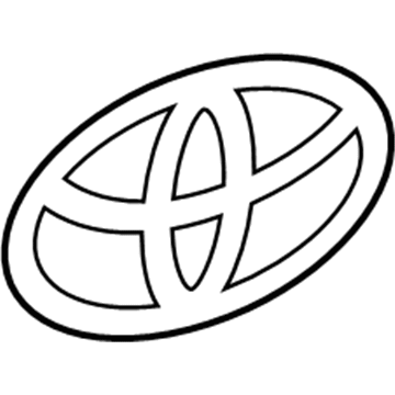 Toyota 75431-02080 Emblem