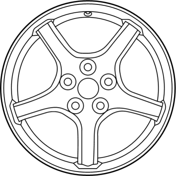 Toyota 42611-33E70 Wheel, Spare