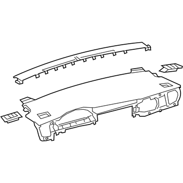 Toyota 55302-12260-C0 Upper Dash Panel