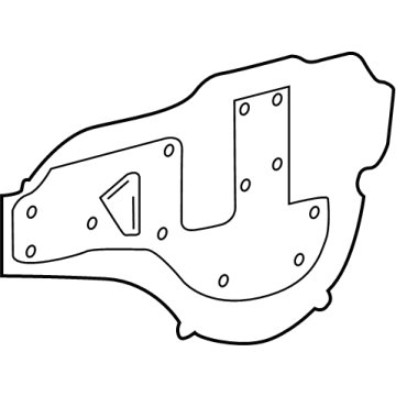 Toyota 67831-04140 Water Shield