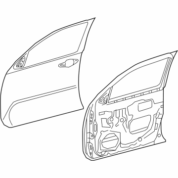 Toyota 67002-04200 Panel Sub-Assembly, Front D