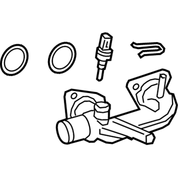 Toyota 16331-31230 Water Outlet