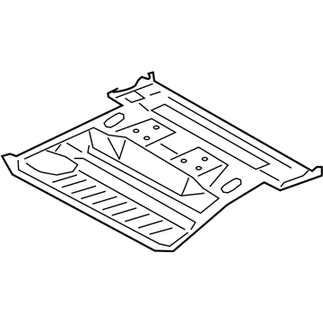 Toyota 58211-0R040 Pan, Ctr Floor