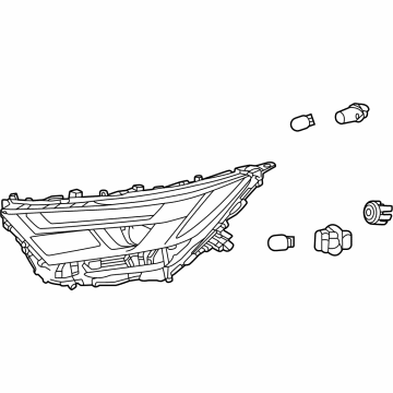 Toyota 81110-0R350 Headlamp Assembly