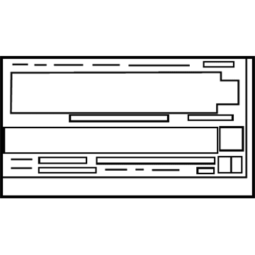 Toyota 74514-33010 Info Label