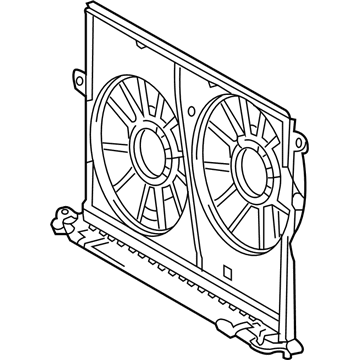 Toyota 16711-0H180 Fan Shroud