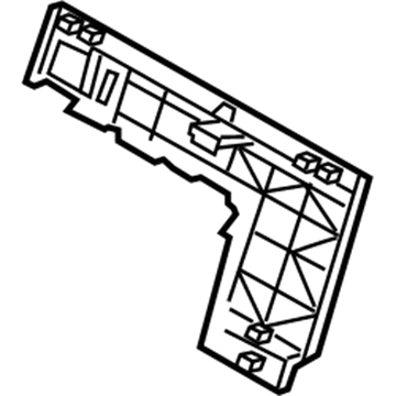 Toyota 71882-0C010-E1 Board, Rear Seat Back, LH