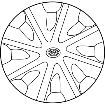 Toyota 42602-52451 Wheel Cap Sub-Assembly