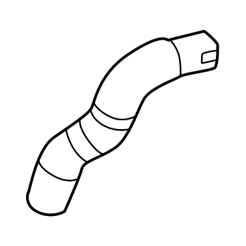 Toyota 16283-24020 Upper Hose