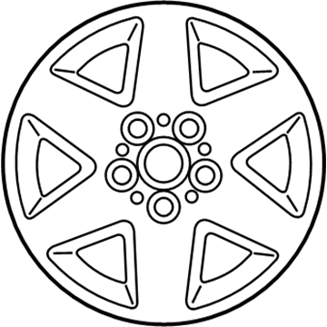 Toyota 42611-AC030 Wheel, Disc