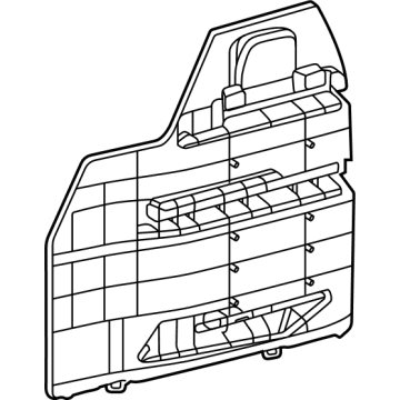 Toyota 62667-0C030-C0 COVER, QUARTER TRIM