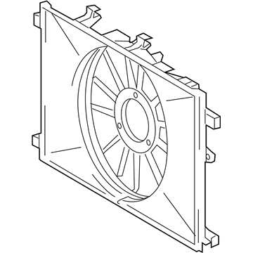 Toyota 16711-37190 Fan Shroud